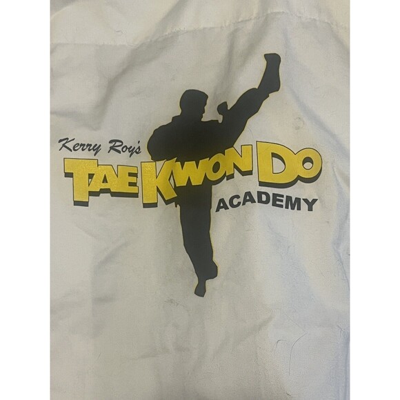 Kenny Roy’s Taekwondo Academy Uniform Size 3 - 2 Embroidered Patches Bold Look - Picture 8 of 9
